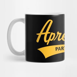 Après-Ski – Party Team (Lettering / Apres Ski / Gold) Mug